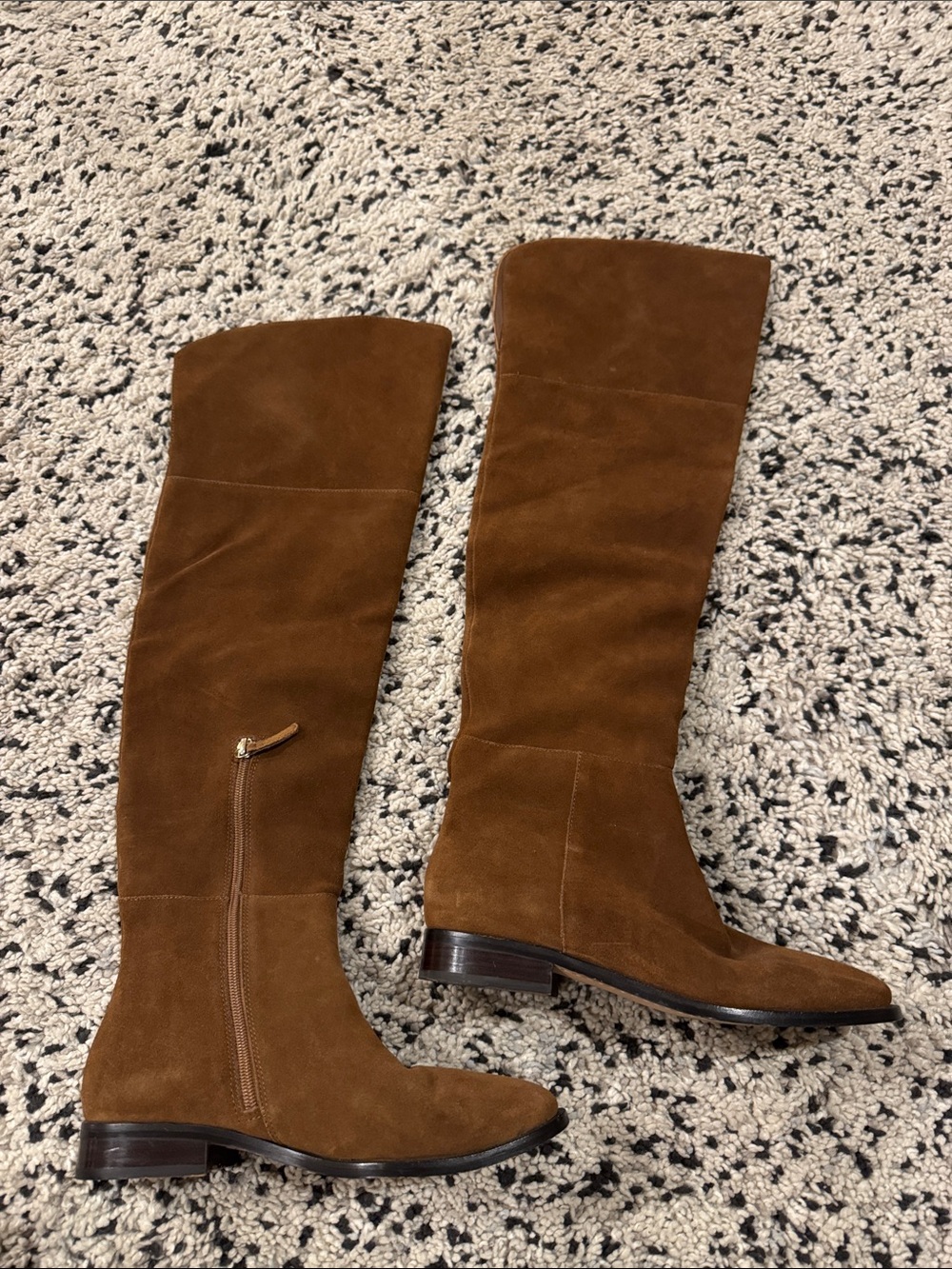 J. Crew Knee High Tall Suede Boots Size 7 1/2